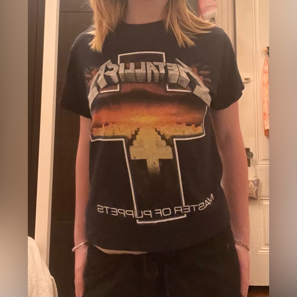 (Can’t ship until may) Metallica vintage t shirt